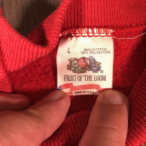 vintage Sweater Red Size Large royal princess sweater Cruise Ship Sweatshirt - Picture 4 of 8